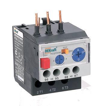 Реле DEKraft  электротепл. для конт. 09-18A 11,0-15,0А РТ-03 DEKraft  23116DEK