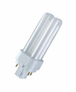 Компактная люминесцентная лампа OSRAM DULUX D/E 18W/840 G24Q-2