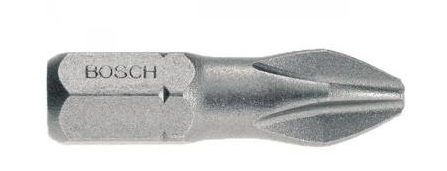 Набор бит Ph 2х25, сталь CrMo, 3шт // Bosch 2607001511