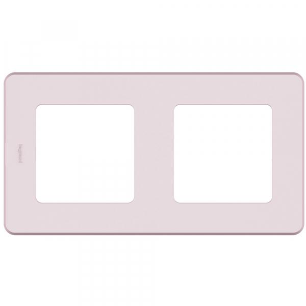 Legrand INSPIRIA Розовый Рамка 2-местная IP20 скрытая установка 673944