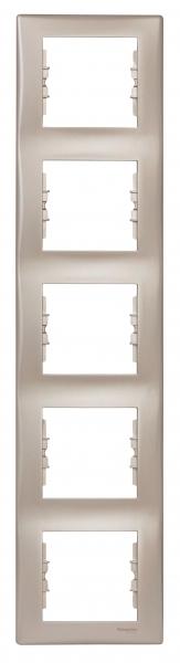 Schneider Electric Sedna Титан Рамка 5-местная вертикальная SDN5801568