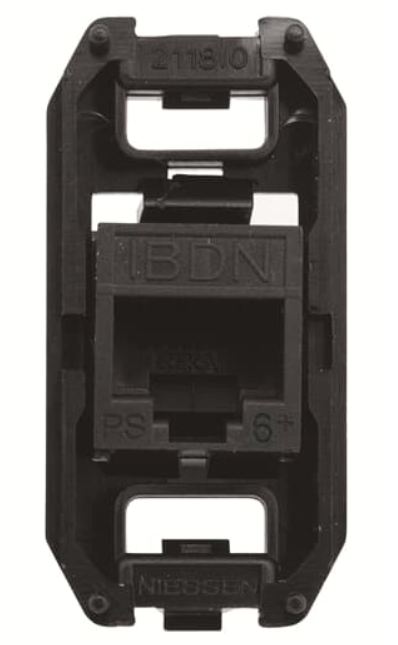 ABB Разъем RJ45, 8 контактов 6 категория /2018.6/ NIE/2CLA201860A1001/