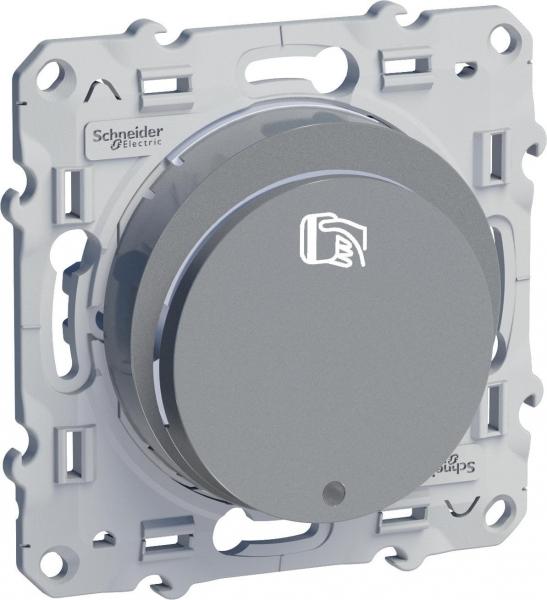 Schneider Electric ODACE Алюминий Выключатель карточный механизм S53R283