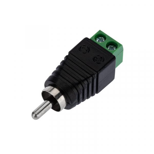 Разъём штекер RCA  с клеммной колодкой  (блистер)  REXANT 14-0413
