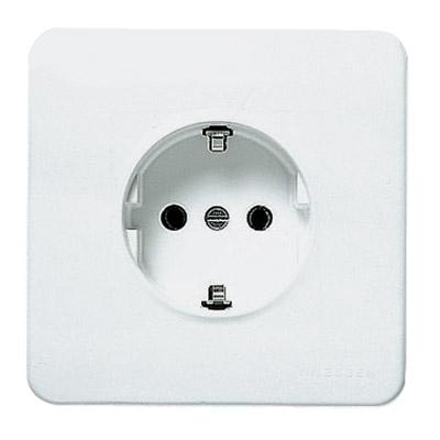 ABB  Слоновая Кость Розетка-блок 2Р+Е Schuko /2088 BM/ NIE