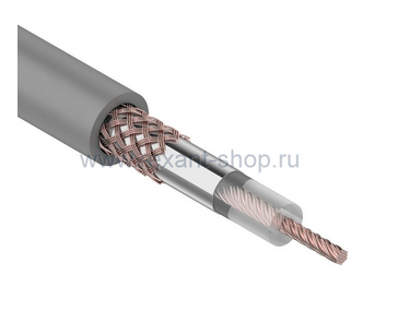 Кабель RG-58 A/U, (64%), 50 Ом, 100м., серый  REXANT (01-2002) 01-2002