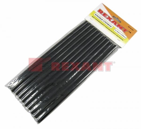 Клеевой стержень d=11.3мм L=270мм  Чёрный  REXANT 09-1209