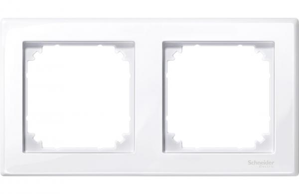 Schneider Electric Merten M-SMART Активно Белый  Рамка монтажная 2-местная MTN478225