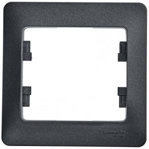 Schneider Electric Glossa Графит Рамка 1-местная горизонтальная IP20 скрытая установка GSL001301