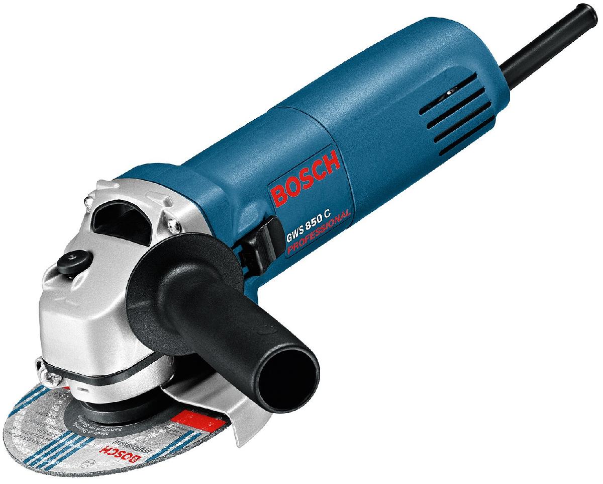 УШМ-125мм/850 углошлифовальная машина "болгарка" Bosch GWS 850CE рег оборотов 0601378792