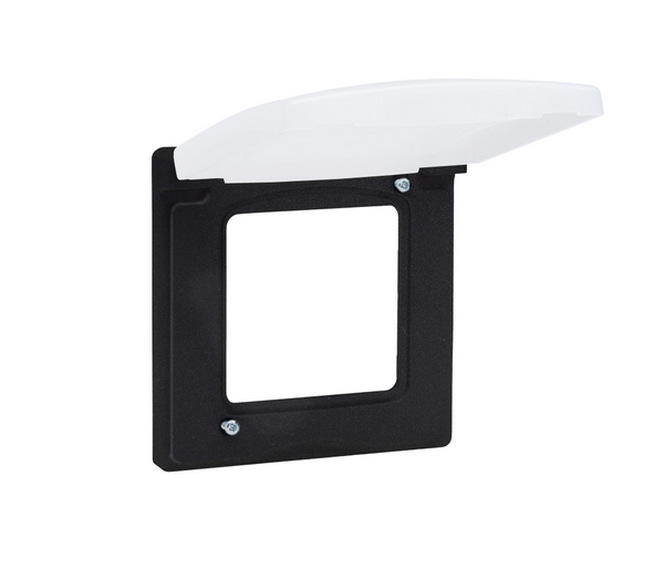 Legrand INSPIRIA Антрацит Рамка с защитной крышкой скрытая установка IP44 673923