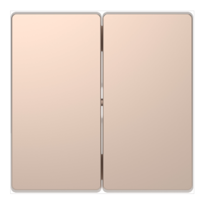 Schneider Electric  MERTEN  D-Life  Шампань  Клавиша 2-местная MTN3400-6051