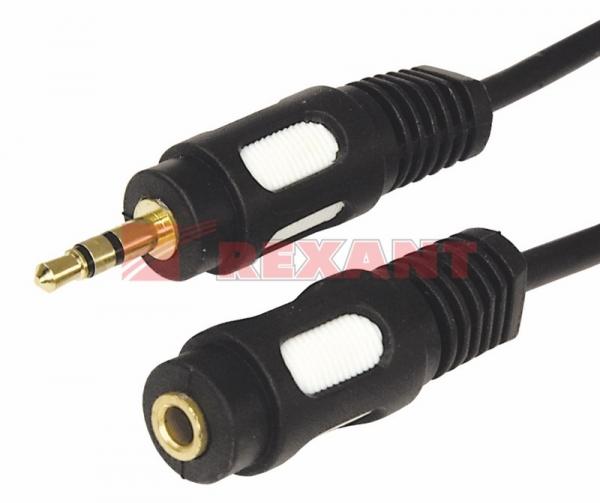 Шнур 3.5 Stereo Plug - 3.5 Stereo Jack  7М  (GOLD)  REXANT 17-4017