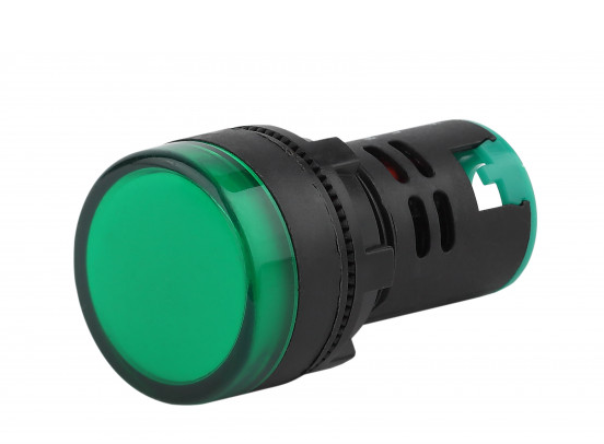 ЭРА Лампа AD22DS(LED)матрица d22мм зеленый 24В AC/DC (10/1000/12000)