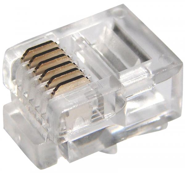Джек телефонный 6P6C ( 5 шт ) PROconnect 05-1013-9