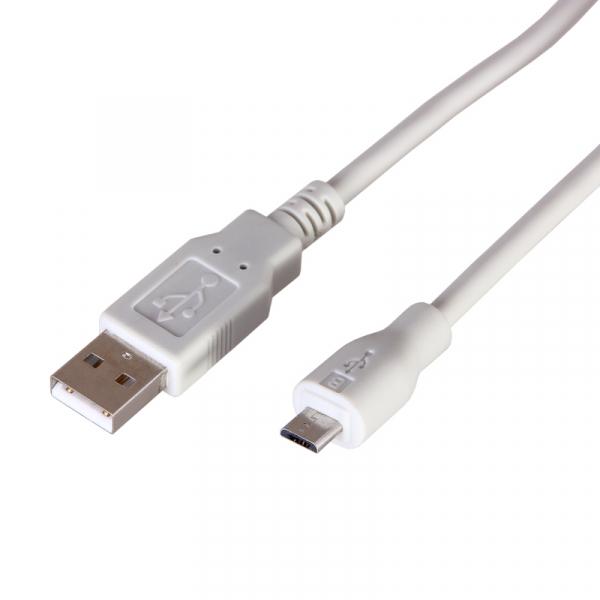 Шнур  micro USB (male) - USB-A (male)  3M  REXANT 18-1166
