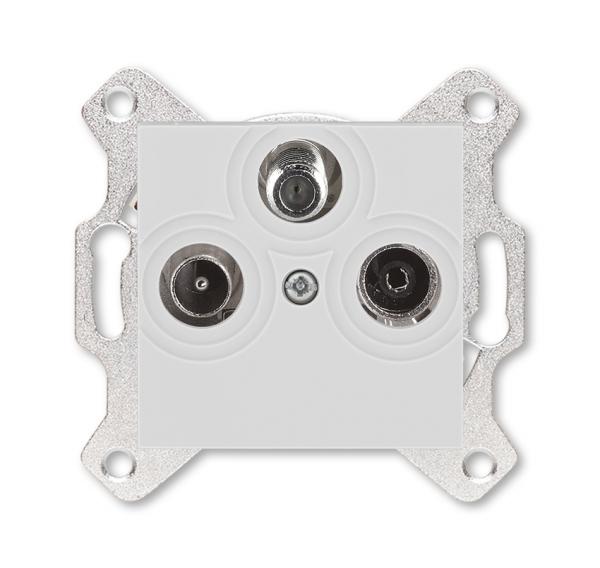 ABB  Levit  Серый Розетка TV-R-SAT, 2CHH083303A6016