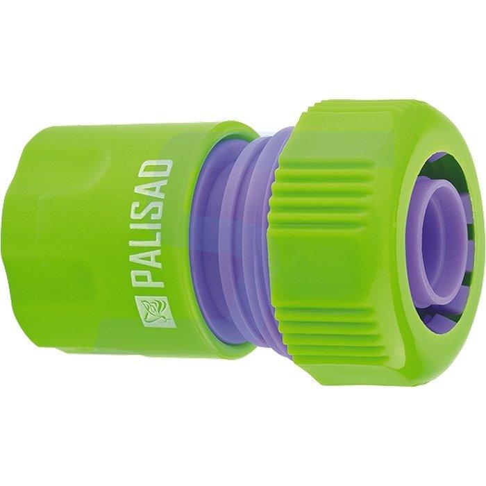 Соединитель PALISAD пластмассовый быстросъемный для шланга 3/4"//  66160