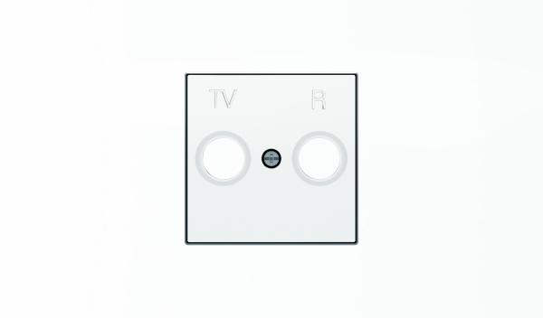 ABB Накладка для TV-R розетки, серия SKY, цвет альпийский белый /2CLA855000A1101/