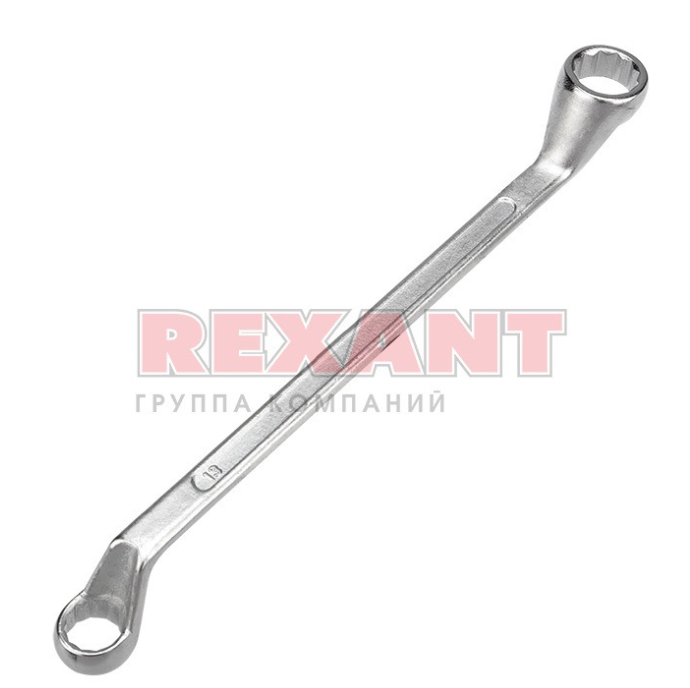 Ключ накидной коленчатый REXANT 13х17 мм, хром 12-5858-2