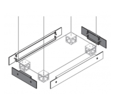 Цоколь 100х800х300 TUR  ABB ZA8030
