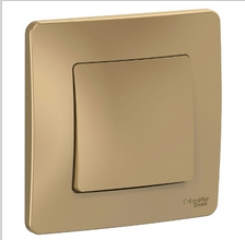Schneider Electric  BLANCA  Титан  Выключатель 1-клавишный (cх.1), 10А, 250B, скрытая установка BLNVS010104