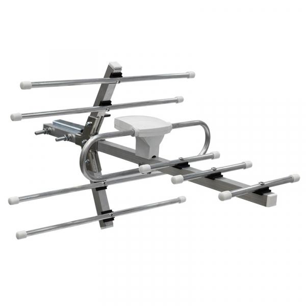 Антенна уличная активная для аналогового и цифрового ТВ - DVB-T2 (модель RX-411) (коробка)  REXANT 34-0411