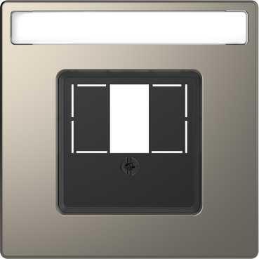 Schneider Electric  MERTEN  D-Life  Шампань  Центральная Накладка для TAE/Audio/USB MTN4250-6051