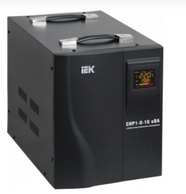 Стабилизатор IEK однофазный 5,0кВа релейный напольный HOME СНР1-0- 5 кВА