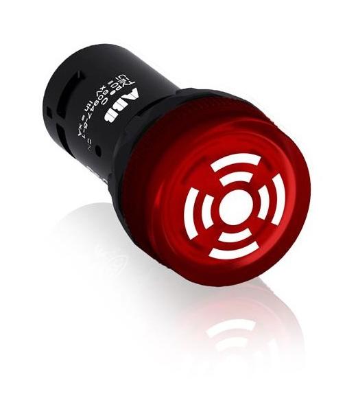 ABB Зуммер CB1-613R с пульсирующим сигналом, с подсветкой, красный, 230 В AC /1SFA619600R6131/