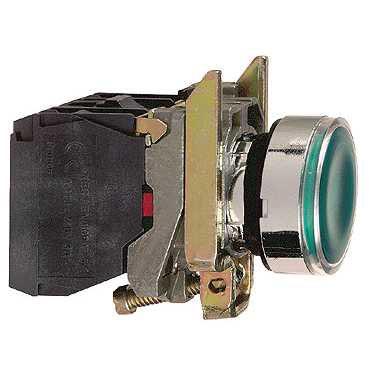 Кнопка Schneider Electric TE-IMCI XB4BW33M5 кнопка  22мм 230-240В  возвращающаяся, .с подсветкой