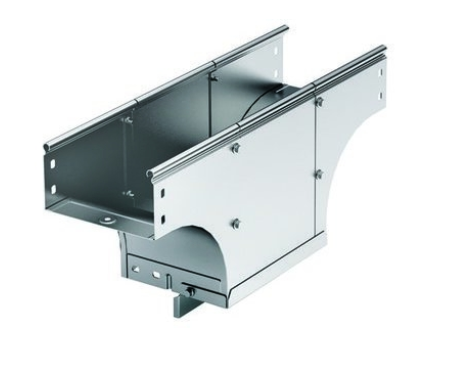 Ответвитель TDS T-образный вертикальный ун. осн.200 H50 в комплекте с крепежными элементами и соединительными пластинами, необходи