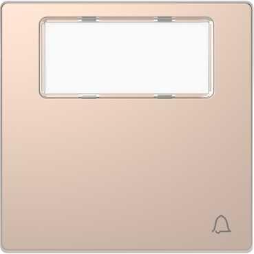 Schneider Electric  MERTEN  D-Life  Шампань  Клавиша 1-местная, с полем для надписи, звонок MTN3365-6051