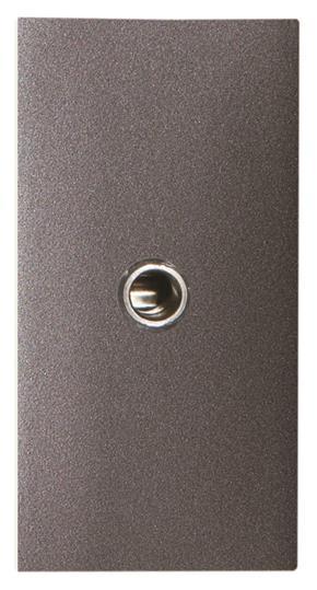 ABB  Zenit  Антрацит Разъем механизм mini-jack 3.5мм 1-модуль  / 2CLA215540N1801