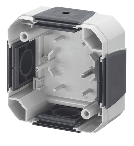 Коробка накладного монтажа ABB Variant+ с четырьмя вводами серый