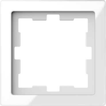 Schneider Electric  MERTEN  D-Life  Белый Кристалл   Рамка 1-местная MTN4010-6520