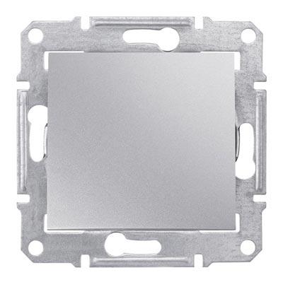 Schneider Electric Sedna Алюминий Выключатель механизм 2-полюсный 10А IP20 скрытая установка SDN0200160