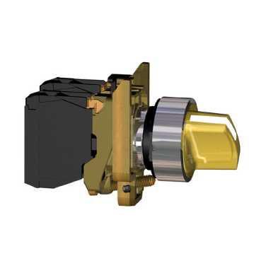 Schneider TE-IMCI XB4BK125M5 переключатель 22мм 230-240В жёлтый