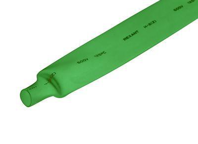 Трубка термоусадочная 20.0/10.0 1м зел. REXANT 22-0003