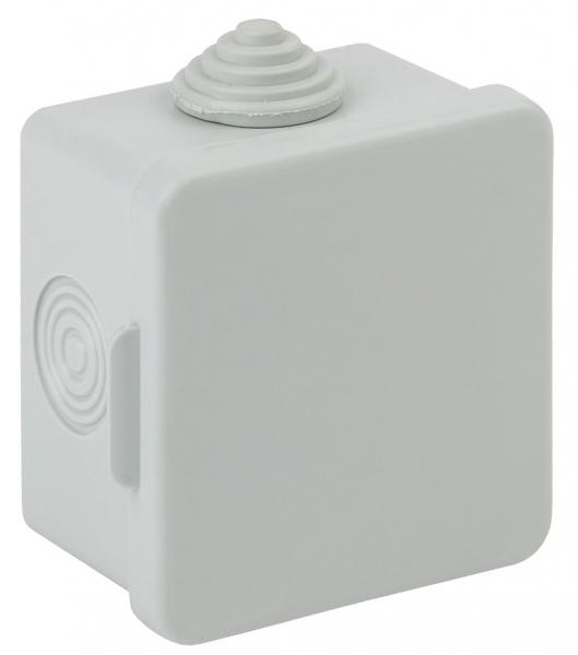KOR-65-65-50-4g ЭРА Коробка распаячн. открытой установки КОР 65х65х50мм с гермовводами 4 вх. IP54