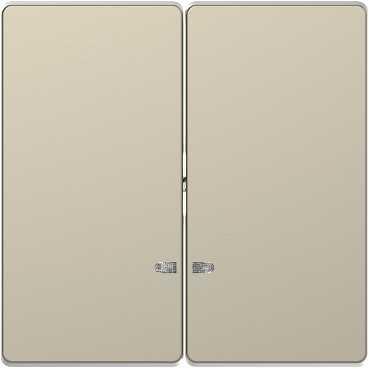 Schneider Electric  MERTEN  D-Life  Сахара  Клавиша 2-местная с линзой для LED модуля MTN3420-6033