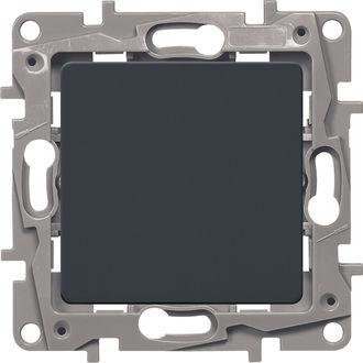 Legrand  Etika  Антрацит Переключатель механизм 1-клавишный 10AX, 250В 672605