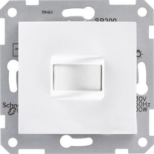 Schneider Electric Sedna  Белый Датчик движения механизм без регулировки IP20 скрытая установка SDN2000321