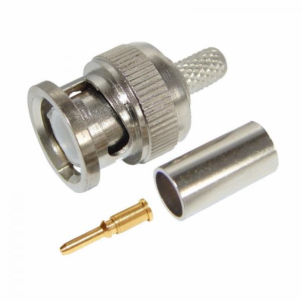 Разъём штекер  BNC  RG-59  обжим  (01-001B)  REXANT 05-3002