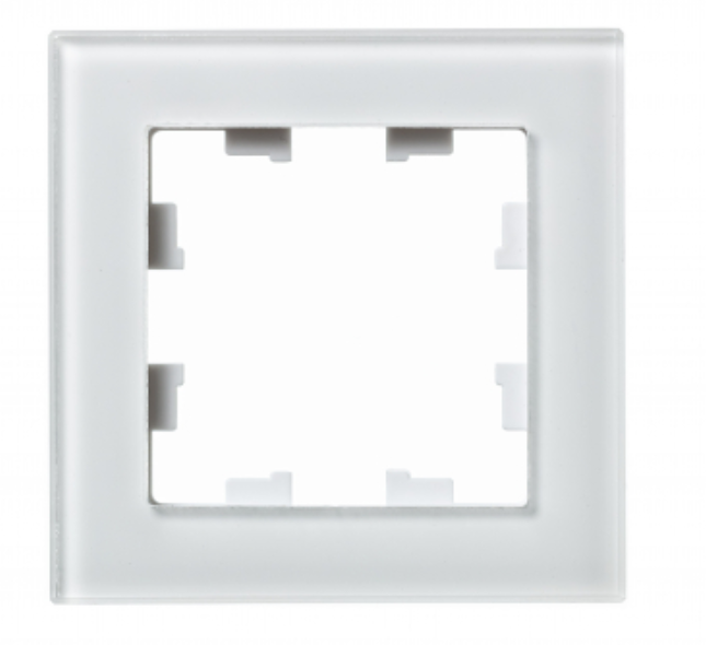 Schneider Electric AtlasDesign NATURE  Стекло Белый  Рамка 1-местная ATN320101