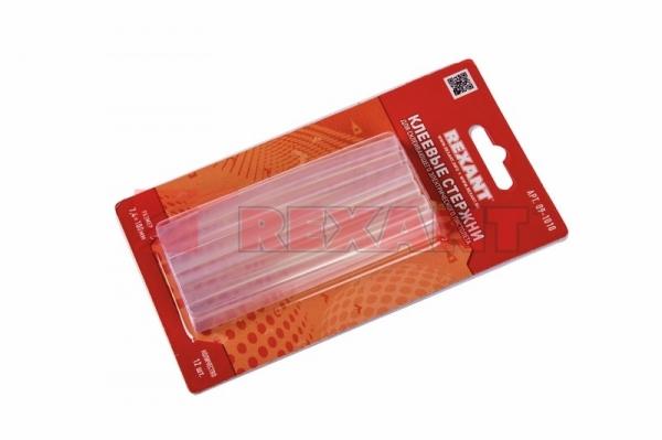 Клей малый 7/100мм  Прозрачный  (12шт/уп)  Блистер  REXANT 09-1010