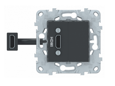 Schneider Electric Unica NEW Антрацит Розетка HDMI, NU543054