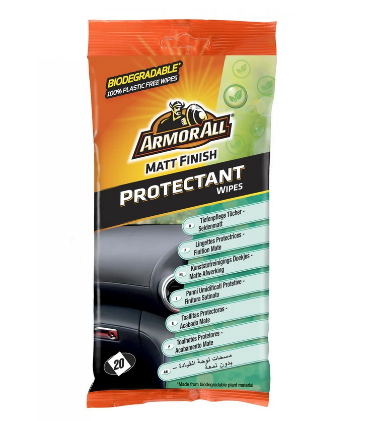 Салфетки для приборной панели (матовый эффект) Armor All AA 20ct Dash Matt Flow Wipes (6)