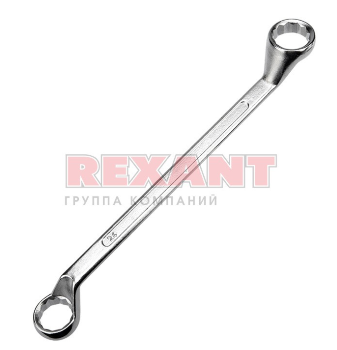 Ключ накидной коленчатый REXANT 22х24 мм, хром 12-5863-2