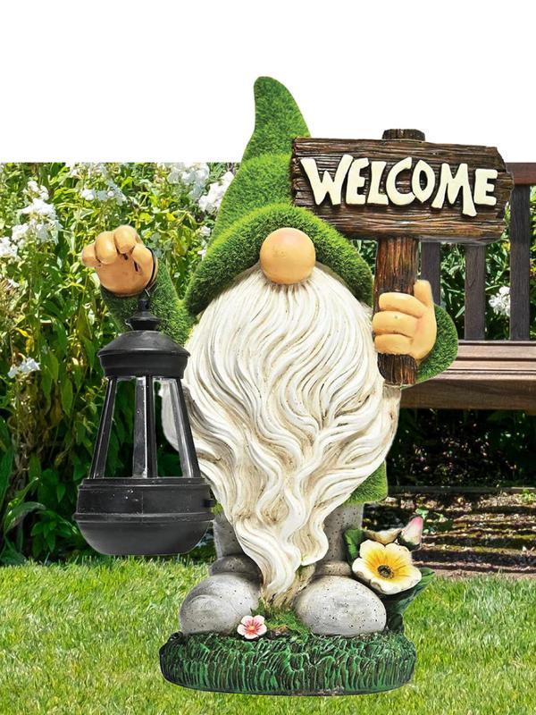 Светильник садовый "Гномик" 15х15х36 тепл. бел. на солнечной батарее аккумулятор AA NI-MH 600мА.ч КОСМОС KOC_SOL249_G1